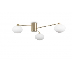 HERMES ZŁOTA LAMPA SUFITOWA   288260 Ideal-Lux